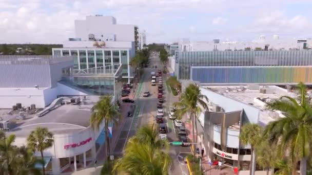 Miami Beach Usa Marzo 2024 Lincoln Road Miami Beach Riprese — Video Stock