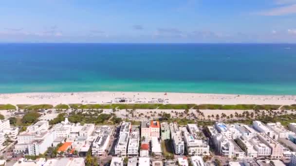 2024 Antenn Video Miami Beach Florida Usa — Stockvideo