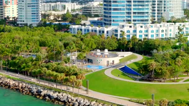 2024 Stock Aerial Video Miami Beach — 图库视频影像