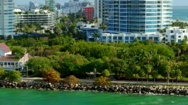 Miami Beach Eua Março 2024 Filmagem Estoque Câmera Lenta Miami — Vídeo de Stock
