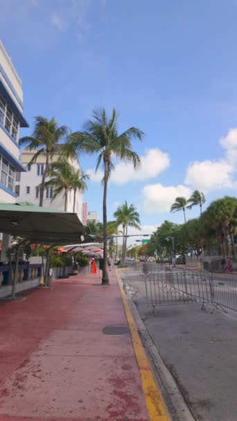 Miami Beach Usa Marca 2024 Spokój Przed Burzą Miami Beach — Wideo stockowe