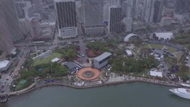 Miami Usa Marca 2024 Konstrukcja Sceny Koncertowej Ultra Music Festival — Wideo stockowe
