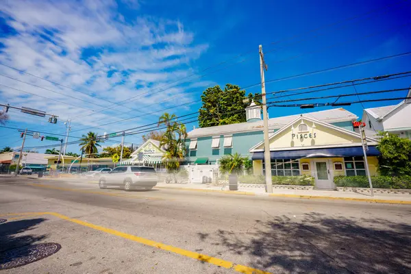 Key West Usa Maret 2024 Tampilan Jalan Simonton Street Ditembak — Stok Foto