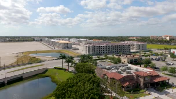 Miami Usa April 2024 Luchtfoto Drone Beelden Alexan Kendall Stadscentrum — Stockvideo