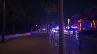 Fort Lauderdale, FL, ABD - 30 Mart 2024 Polis Fort Lauderdale Plaj Tatili 2024