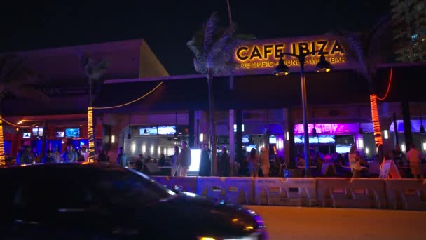 Fort Lauderdale Estados Unidos Marzo 2024 Café Ibiza Fort Lauderdale — Vídeos de Stock