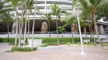 Palm Palm Brickell Miami FL ile Walkway Parkı