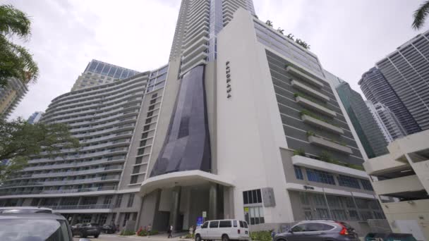 Panorama Tower Brickell Miami 2024 — Stock video