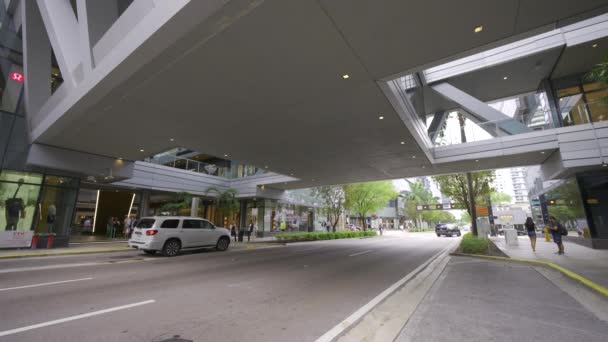 Miami Usa Április 2024 Brickell Scene City Centre Jogdíjmentes Stock Felvétel