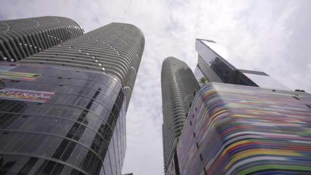 Miami Usa Kwietnia 2024 Brickell Heights Sls Luksusowe Wieże Wysokościowe — Wideo stockowe
