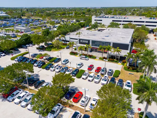 Delray Beach Usa April 2024 Aerial Photo Morse Automotive Group Royalty Free Stock Images