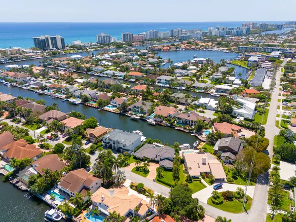 Luxury Homes Delray Beach Usa Stock Image
