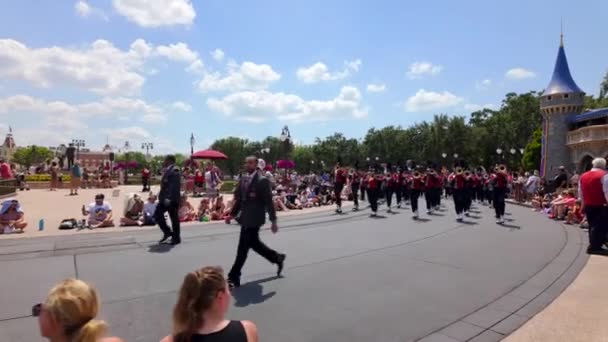 Orlando Usa Απριλίου 2024 Παρέλαση Και Κάστρο Στο Disney World — Αρχείο Βίντεο