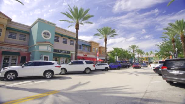 Weston FL USA - April 22 2024: Stock footage Main Street Weston Town Center Florida