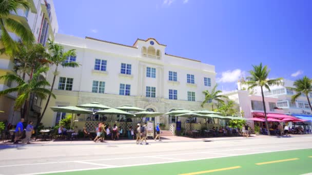 Miami Beach Usa April 2024 Stockvideo Marriott Vacation Club Pulse — Stockvideo