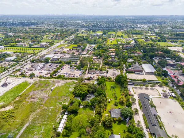 Rural Industrial District Kendall Miami Stock Image