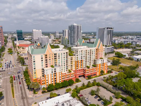 stock image Fort Lauderdale, FL, USA - May 13, 2024: Fort Lauderdale Florida. The Waverly at Las Olas Condominium