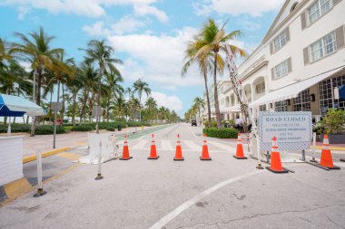 Miami Plajı Okyanus Yolu Sanat deco bölgesi