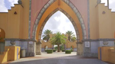 Opa Locka. Miami Florida. ABD. Tarihi dönüm noktası. Mimari özellik kemeri