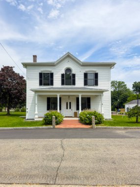 York Limanı 'ndaki tarihi hükümet binaları Maine USA 2024