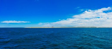 Panorama Eyaleti Plajı Massachusetts Okyanustan görünüyor