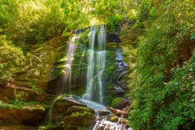 Stock fotoğrafı Catawba Falls NC, ABD. Uzun pozlama hareketi bulanıklığı