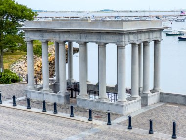 Hisse senedi imajı Plymouth Rock Massachusetts USA