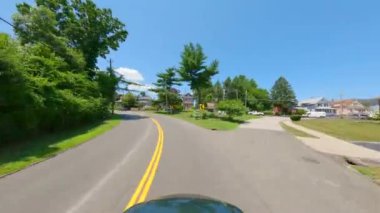 Yonkers 'ın New York' taki yerleşim bölgeleri. 2024 stok video