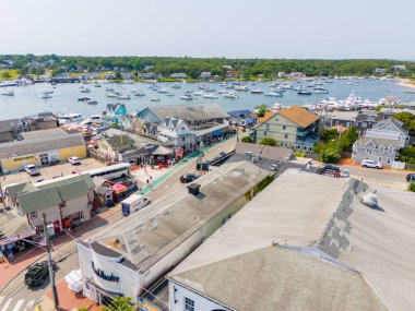 Marthas Vineyard, Ma, USA - 16 Temmuz 2024: Oak Bluffs, Marthas Vineyard, Massachusetts, ABD