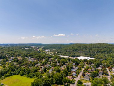 Hawthorne New York 'ta ikamet eden bir emlakçı. Hava aracı fotoğrafı manzarası 2024