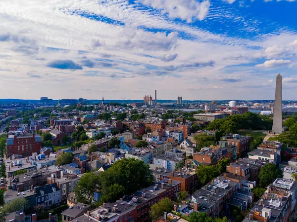 Hava fotoğrafı Bunker Hill, Charlestown, Massachusetts USA 2024