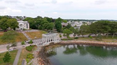 Hava aracı videosu Plymouth Rock Massachusetts USA 2024