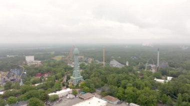 Doswell, VA, ABD - 16 Temmuz 2024: Hava üssü Kings Dominion Theme Park