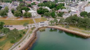 Plymouth Kayası. Hava aracı videosu Massachusetts 2024