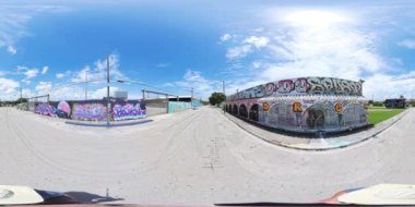 8k 360 VR küresel video Wynwood Miami Florida ABD
