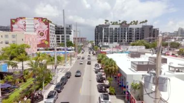 Miami, FL, ABD - 24 Ağustos 2024: Wynwood Sanat Bölgesi Miami 2024