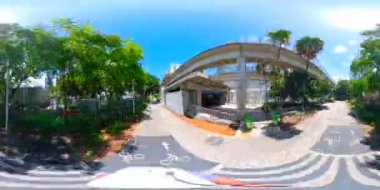 Miami, FL, ABD - 5 Eylül 2024: 360 Hyperlapse 8K video turnesi