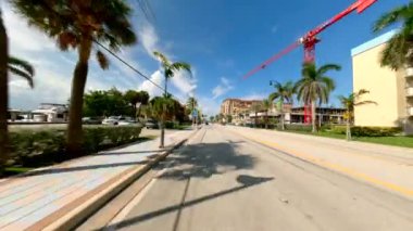 Hollywood Beach, FL, ABD - 22 Eylül 2024 Güney Hollywood Beach Florida 2024