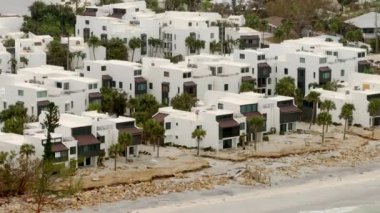 Milton Kasırgası 'nın vurduğu Manasota Key Florida 2024 sel baskını