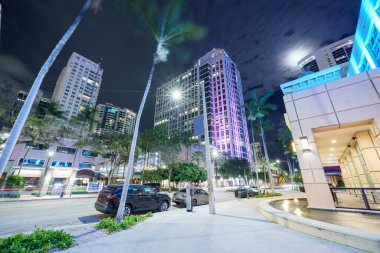 2024 stok fotoğrafı Fort Lauderdale gece sahnesi.