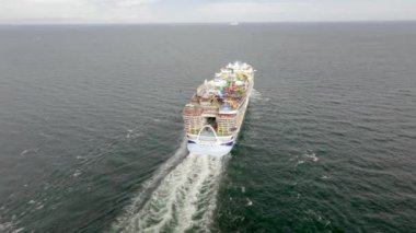 Miami Beach, FL, ABD - 5 Kasım 2024: Deniz Gezisi Yüksek Hava Video Simgesi