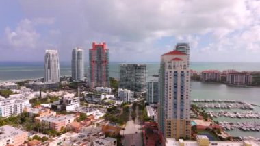 Miami Sahili Sahil Apartmanları 2024 Stok Video