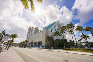 Fort Lauderdale, FL, ABD - 22 Ekim 2024: Maren Hotel Fort Lauderdale Beach FL