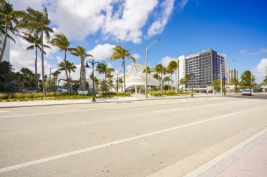 Fort Lauderdale, FL, ABD - 22 Ekim 2024: DC Alexander Park Fort Lauderdale Plajı 2024 'te açıldı
