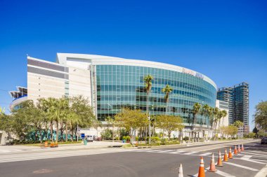 Tampa, FL, ABD - 24 Ekim 2024: Stok fotoğrafı Amalie Tampa 2024