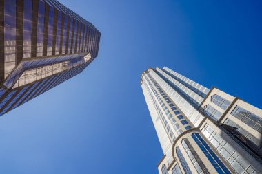 Mavi gökyüzü üzerinde kule Tampa Florida fotoğrafı