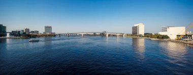 Hava Panorama St Johns nehri Jacksonville Florida 2024 stok fotoğrafı