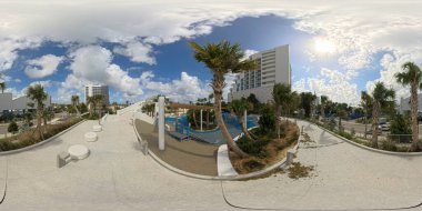 Manzaralı modern park Fort Lauderdale Plajı 360 hisse senedi görüntüsü