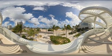 Fort Lauderdale Sahili 'nin 360 numaralı manzarası.