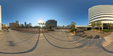 Jacksonville, FL, ABD - 31 Ekim 2024 Fotoğraf Kulesi Jacksonville FL şehir merkezi sokak manzarası